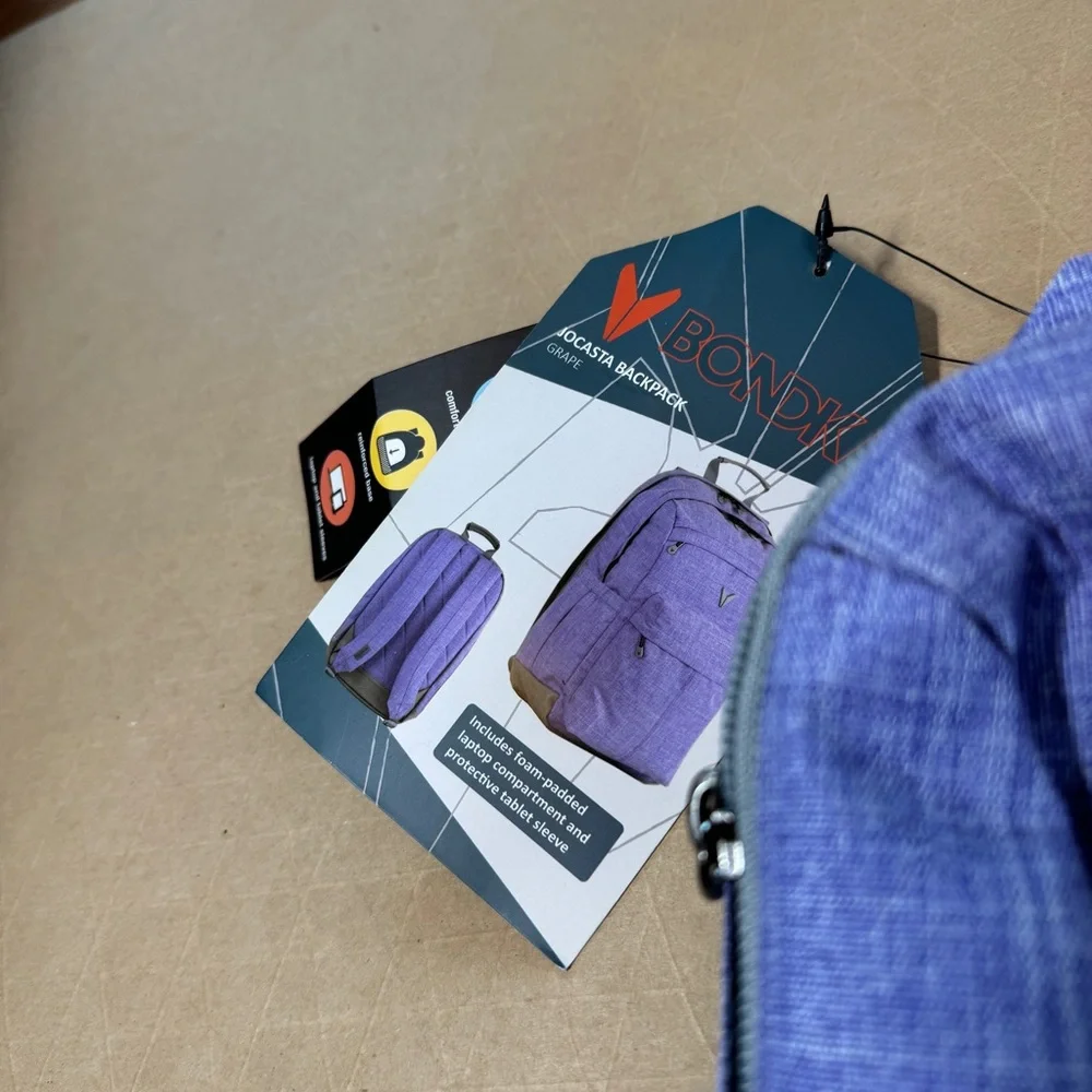 BONDKA JOCASTA BACKPACK- purple‎ - NWT